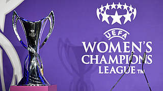 Wartet in Reggio Emilia auf den Sieger: die Trophäe der Women's Champions League © AFP/GettyImages