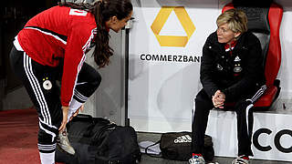 Tipps unter Profis: Filiz Koc und DFB-Trainerin Silvia Neid © Bongarts/GettyImages