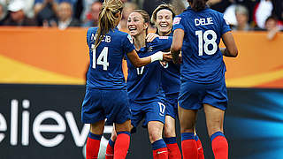 Viertelfinale vor Augen: Frankreich besiegt Kanada © Bongarts/GettyImages