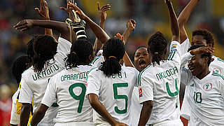 Sieg zum Abschied: Nigerias Frauen-Nationalmannschaft © Bongarts/GettyImages