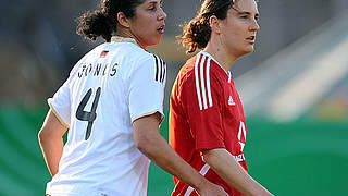 "Herausragende Stellung im Fußball": Steffi Jones (l.) und Birgit Prinz © Bongarts/GettyImages