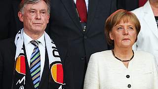 Bundespräsident Horst Köhler und Bundeskanzlerin Angela Merkel © Bongarts/GettyImages