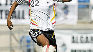 Die WM 2011 im Blick: VfL-Spielerin Navina Omilade © Bongarts/Getty Images