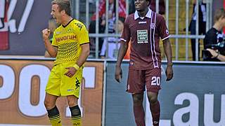 Wie früher: Götze lenkt und trifft © Bongarts/GettyImages