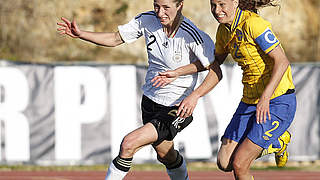Vor ihrem 36. Länderspiel: Bianca Schmidt (l.) © Bongarts/GettyImages