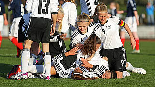 Zweites Spiel, zweites 6:0: die U 15 © Bongarts/GettyImages