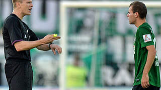 Für zwei Spiele gesperrt: Münsters Amaury Bischoff © Bongarts/GettyImages
