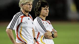 Eingespieltes Team: Silvia Neid und Ulrike Ballweg © DFB