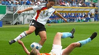 Torinstinkt: Birgit Prinz erzielte ihr 123. Länderspiel-Tor © Bongarts/GettyImages