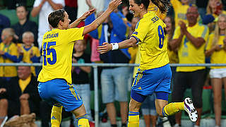 Italien geschlagen, Gruppensieg erreicht: EURO-Gastgeber Schweden © Bongarts/GettyImages