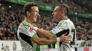 Steuern zwei Tore bei: Perisic (l.) und Olic © Bongarts/GettyImages