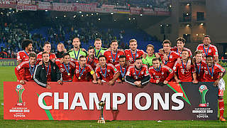 Mit dem WM-Titel in die wohlverdiente Winterpause: der FC Bayern München © Bongarts/GettyImages