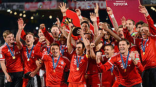 Krönen eine herausragende Saison: Die Spieler von Bayern München © Bongarts/GettyImages