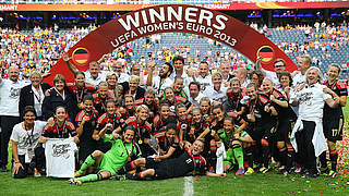 Achter EM-Titel und sechster in Serie: Jubel bei der Frauen-Nationalmannschaft © Bongarts/GettyImages