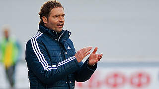 Schwere Hürden auf dem Weg zur EM: die U 19 und Coach Marcus Sorg © Bongarts/GettyImages