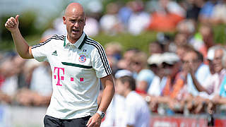 "Das Glas ist eher halbvoll": Bayern-Coach Erik ten Hag bilanziert die Hinrunde © Bongarts/GettyImages