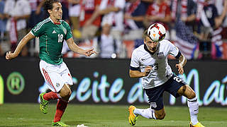 Fabian Johnson (r.): "Ich freue mich auf das Weltmeisterschaftsduell gegen Deutschland" © Bongarts/GettyImages