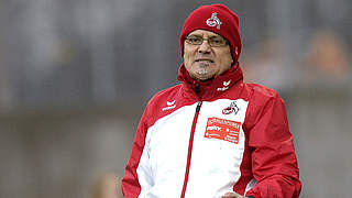 Jubel über den 4:0-Auswärtssieg bei Bayern München: Köln-Trainer Breuer © Bongarts/GettyImages