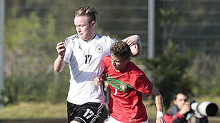 Remis zum Auftakt gegen den Gastgeber: Cedric Teuchert (l.) © Bongarts/GettyImages