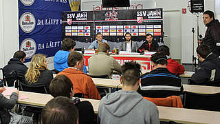 Auf dem Podium: Schmid (l.) und Güntner (r.) © SSV Jahn Regensburg