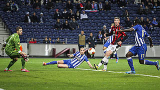Über Porto ins Achtelfinale? Alexander Madlung mit Eintracht Frankfurt © Bongarts/GettyImages