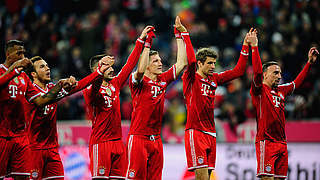 Im Freudentaumel: Bayerns Rekordjäger © Bongarts/GettyImages