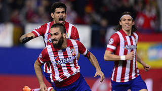 Bejubelt seinen Treffer zum 2:1: Madrids Arda Turan © AFP