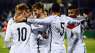 Jubel in letzter Sekunde: DFB-Team siegt mit 3:2 © Bongarts/GettyImages