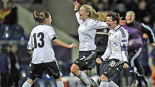 Greifen nach dem EM-Titel auch nach der WM-Krone: Sehan, Ehegötz und Hartig (v.r.) © Bongarts/GettyImages