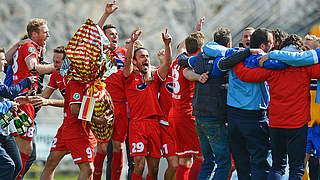 Grenzenloser Jubel: beim 1. FC Heidenheim © Bongarts/GettyImages