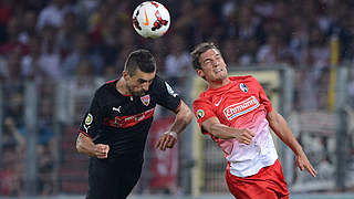 Aufeinandertreffen: Schon Im Pokal spielten Freiburg und Stuttgart gegeneinander © Bongarts/GettyImages