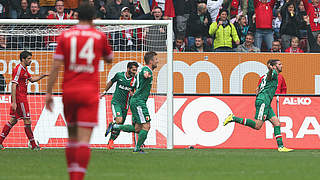 Die Entscheidung: Mölders (r.) hat getroffen © Bongarts/GettyImages