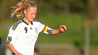 Schon fünf Tore für die U 15: Janina Minge © Bongarts/GettyImages