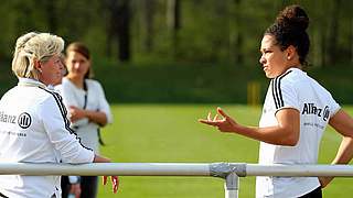 Wieder fit: Celia Sasic (r.) © Bongarts/GettyImages