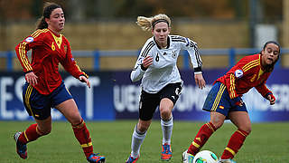 Niederlage gegen Spanien in der Gruppenphase: Saskia Matheis (M.) und Co. © Bongarts/GettyImages