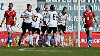 Guter Start in die Eliterunde: Klarer Sieg gegen Tschechien © Bongarts/GettyImages