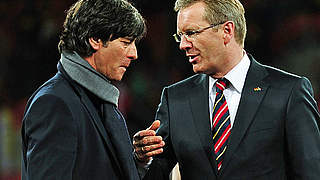 Praise from the President: Löw and Wulff © Bongarts/GettyImages