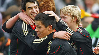 Zwei Spiele, zwei Siege: die deutsche U 15 © Bongarts/GettyImages