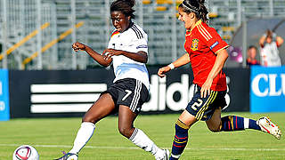 Der Schlüssel zum Halbfinale: Eunice Beckmann (l.) trifft zum 1:0 © Bongarts/GettyImages