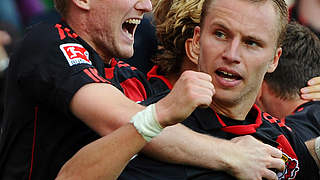 Late goal: Michal Kadlec (r.) with Andre Schürrle © Bongarts/GettyImages