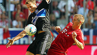 Wiedersehen: Jansen und FCB-Profi Schweinsteiger (r.) © Bongarts/GettyImages