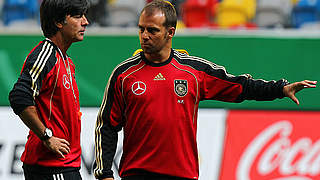 Da geht's lang zur EURO: Löw und Flick (r.) © Bongarts/GettyImages