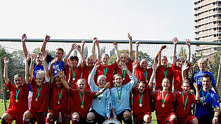 Titelverteidiger: Brandenburg gewann den U 17-Juniorinnen-Länderpokal 2011 © Bongarts/GettyImages