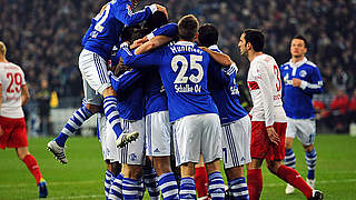Jubel beim FC Schalke 04: 3:1-Heimsieg gegen Stuttgart © Bongarts/GettyImages