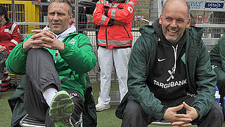 Klarer Sieg gegen Pauli II: Werder und Coach Wolter © Bongarts/GettyImages