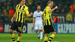 Sind heiß auf die neue Saison: Mats Hummels (l.) und Marcel Schmelzer © Bongarts/GettyImages