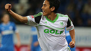 Scored the opener for Wolfsburg: Makoto Hasebe © Bongarts/GettyImages