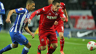 Duell im Berliner Olympiastadion: Herthas Ndjeng (l.) gegen Clemens von Köln © Bongarts/GettyImages