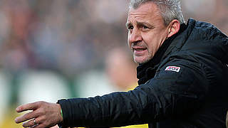 Unzufrieden: Münsters Trainer Dotchev © Bongarts/GettyImages