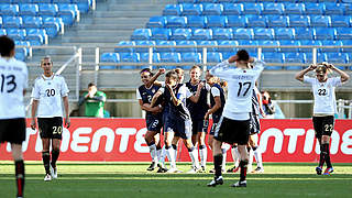 Frustration: German women's team miss title defence © Bongarts/GettyImages